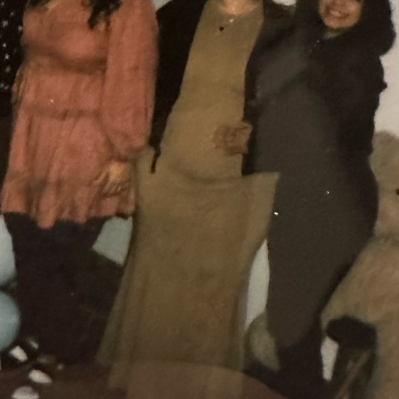 Express Pecan Brown Reversible Twist Cutout Maxi Sweater Dress Women’s - Picture 11 of 11